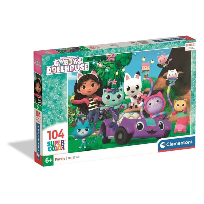 Clementoni 104 db-os Szuper Színes puzzle - Gabi babaháza (25034)
