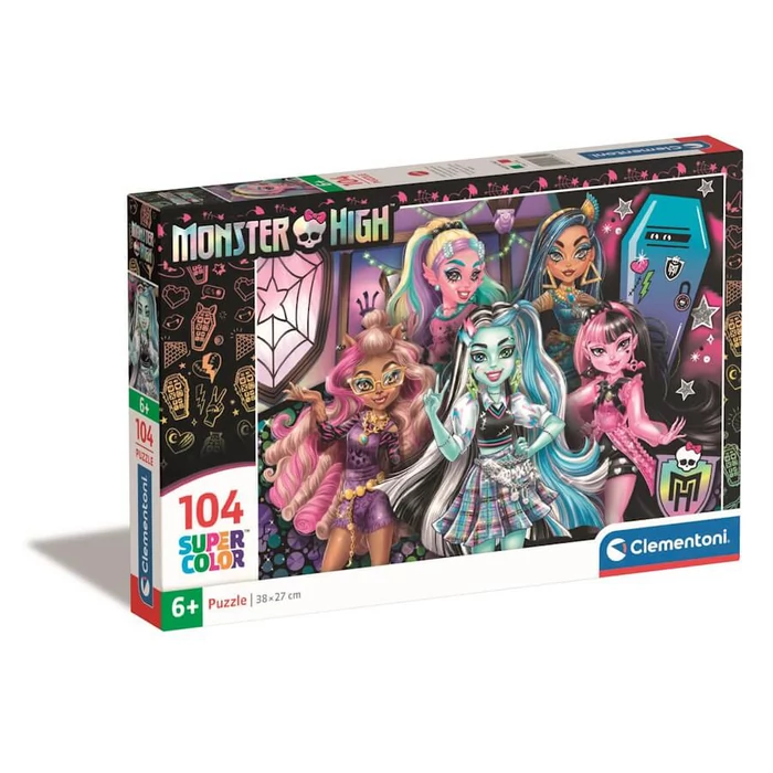 Clementoni 25782 Monster High - 104 db-os Szuper Színes puzzle