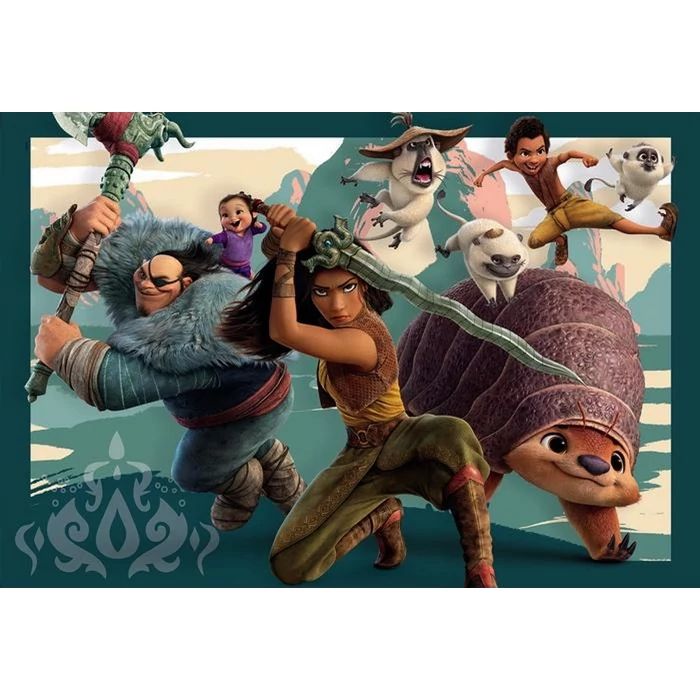 Clementoni 23750 - Raya és az utolsó sárkány - 104 db-os Szuper színes puzzle