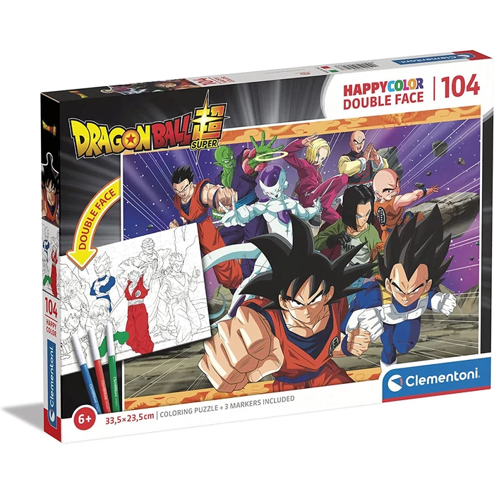 Clementoni 104 db-os Szuper Színes  puzzle - Dragon Ball (25728)
