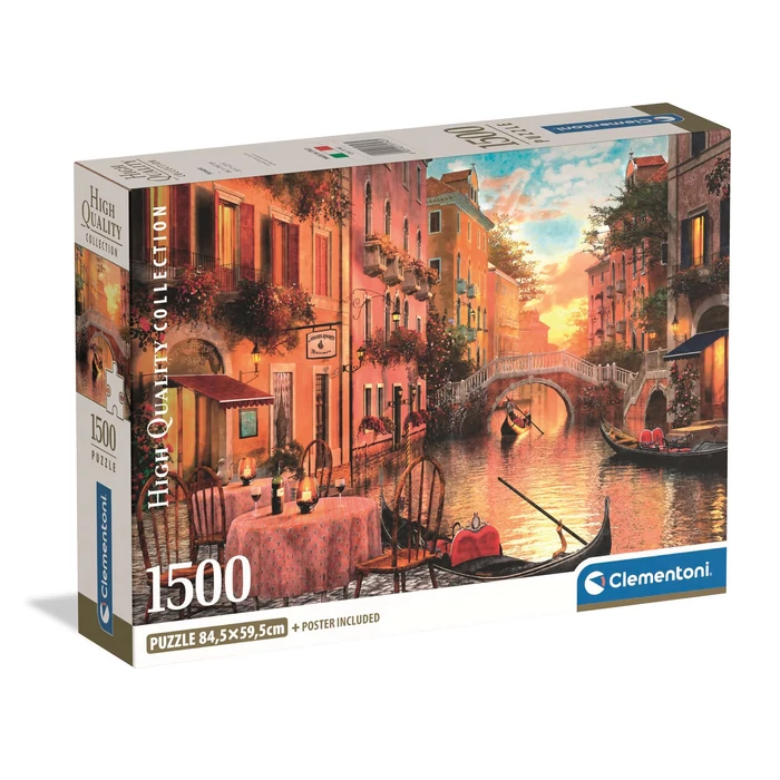 Clementoni 31743 - High Quality Collection - Venezia - 1500 db-os Compact puzzle