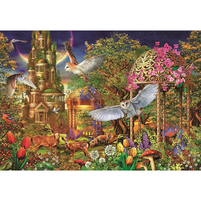 Clementoni 31741 - High Quality Collection - Woodland Fantasy Garden - 1500 db-os Compact puzzle