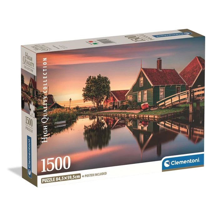 Clementoni 31734 - High Quality Collection - Zannse Schans - 1500 db-os Compact puzzle