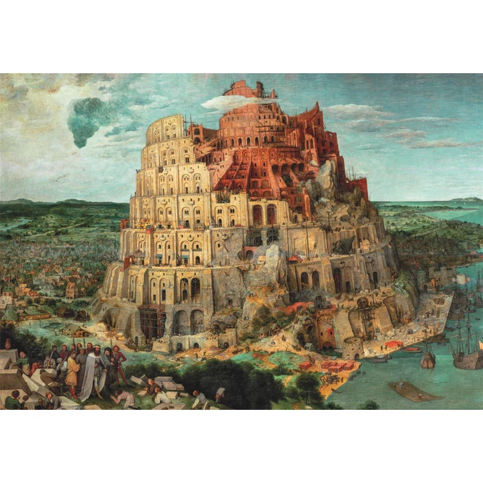 Clementoni 31738 - Museum Collection - Babel Tower - 1500 db-os Compact puzzle
