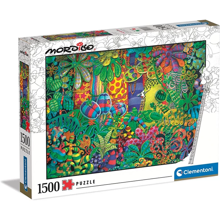 Clementoni 31657 -  Mordillo - A festőművész - 1500 db-os puzzle