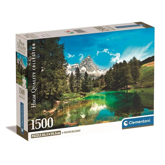 Clementoni 31720 - Égszínkék tó - 1500 db-os Compact puzzle 