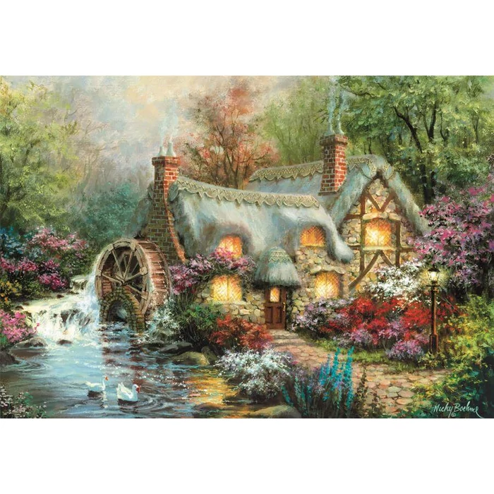 Clementoni 31711 - High Quality Collection - Erdei faház - 1500 db-os Compact puzzle