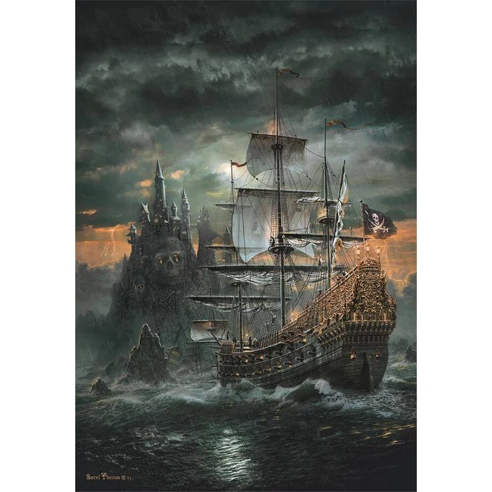 Clementoni 31719 - Kalózhajó - 1500 db-os puzzle