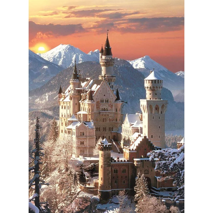Clementoni 31716 - Neuschwastein - 1500 db-os Compact puzzle 