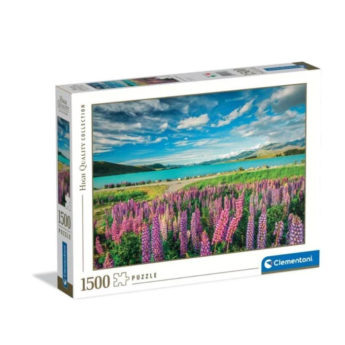 Clementoni 31728 - High Quality Collection - Lupins Lake - 1500 db-os puzzle