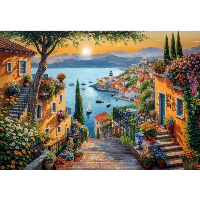 Clementoni 31726 - High Quality Collection - Steps To Harbor - 1500 db-os puzzle