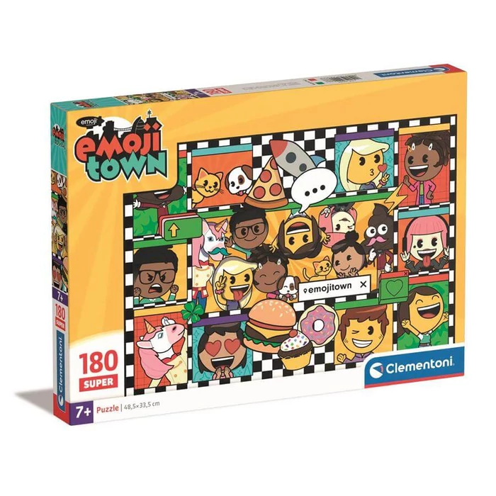 Clementoni 29066 - Emoji Town - 180 db-os puzzle 