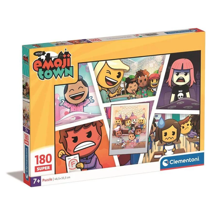 Clementoni 29067 - Emoji Town - 180 db-os puzzle 