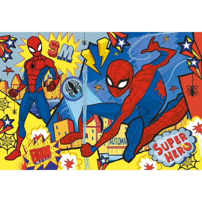 Clementoni 24216 - Pókember a szuperhős - 24 db-os Szuper Színes Maxi puzzle