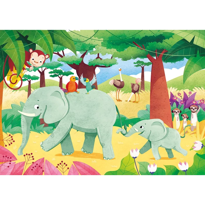 Clementoni 24771 - Együtt - 2 x 20 db-os puzzle - Play for future