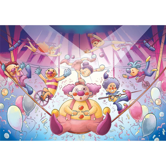 Clementoni 25264 - A cirkusz - 3 x 48 db-os Szuper színes puzzle