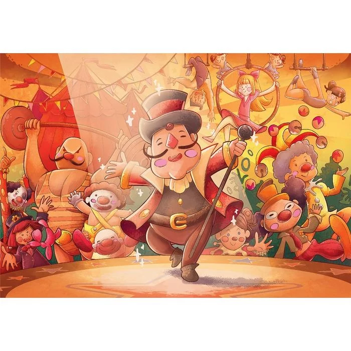 Clementoni 25264 - A cirkusz - 3 x 48 db-os Szuper színes puzzle