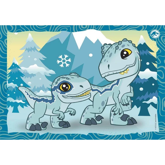 Clementoni 21521 - Jurassic World - 4 az 1-ben puzzle (12-16-20-24db-os ...
