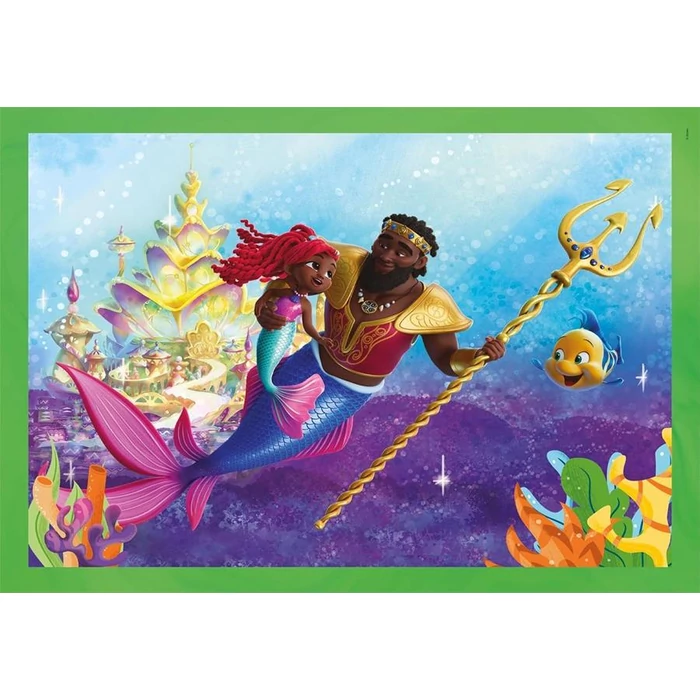 Clementoni 21533 - Disney Junior - Ariel - 4 az 1-ben puzzle (12,16,20,24 db-os)