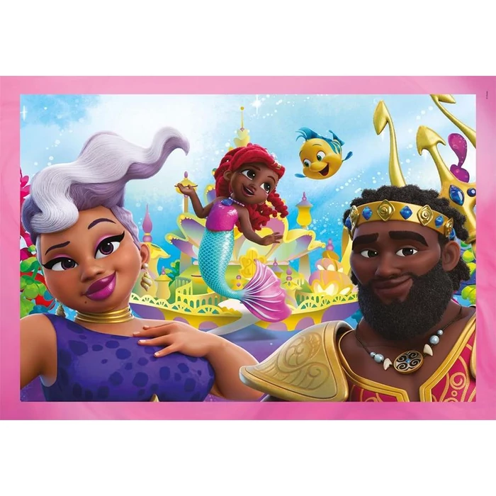 Clementoni 21533 - Disney Junior - Ariel - 4 az 1-ben puzzle (12,16,20,24 db-os)