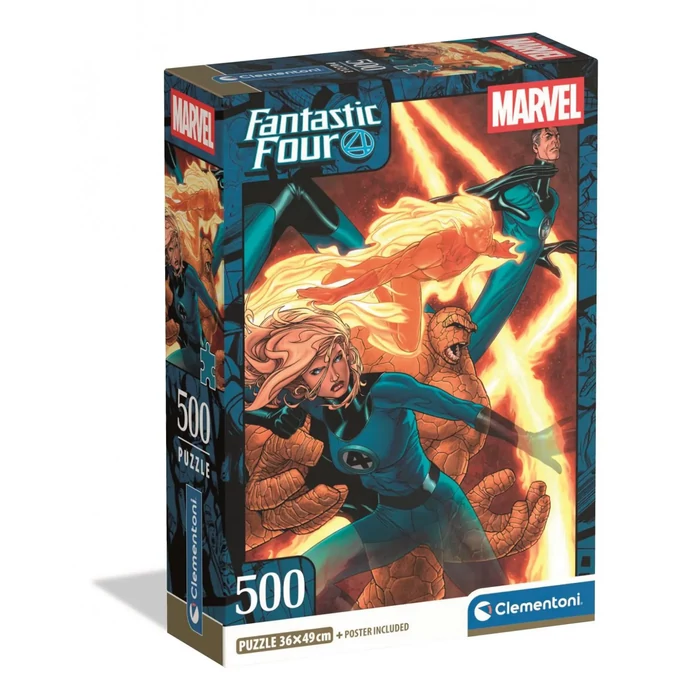 Clementoni 35805 - Fantasztikus Négyes - 500 db-os Compact puzzle