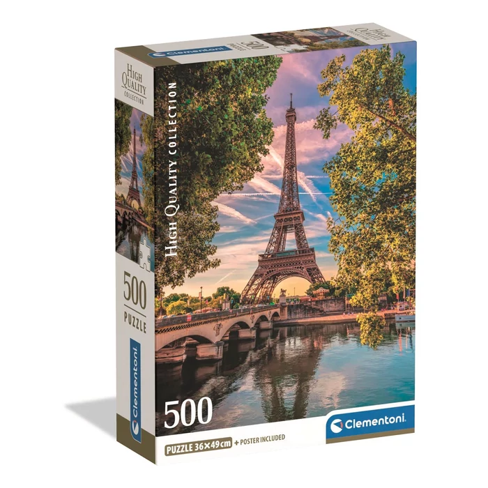 Clementoni 35598 - High Quality Collection - Along The Seine - 500 db-os Compact puzzle