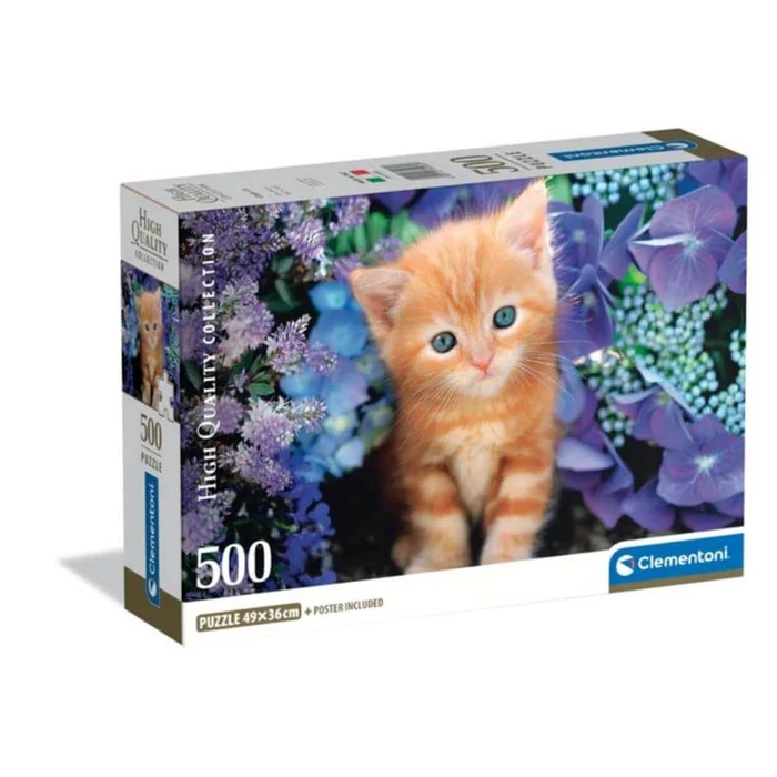 Clementoni 35585 - High Quality Collection - Ginger Cat - 500 db-os Compact puzzle