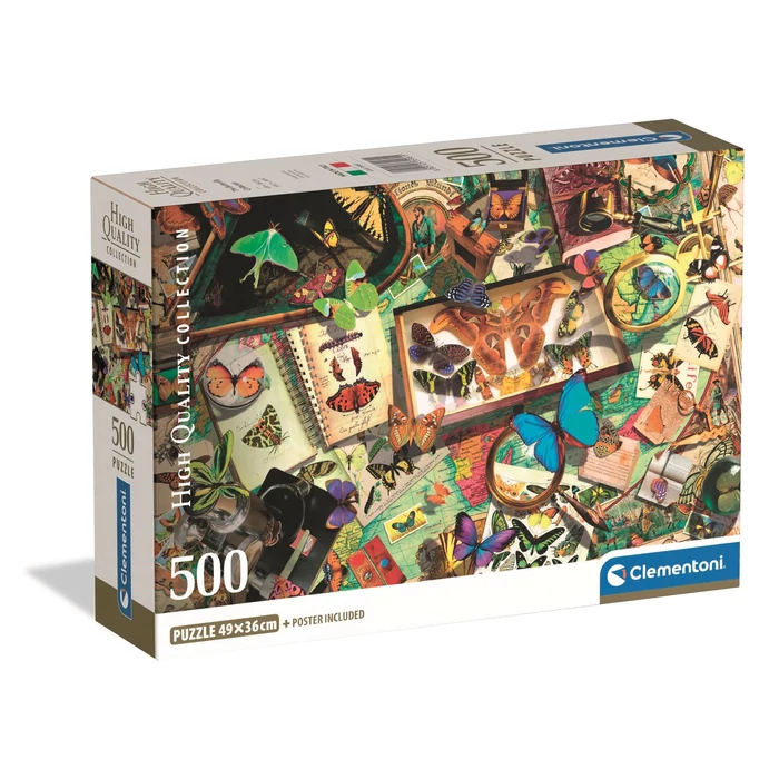 Clementoni 35581 - High Quality Collection - The Butterfly collector - 500 db-os Compact puzzle