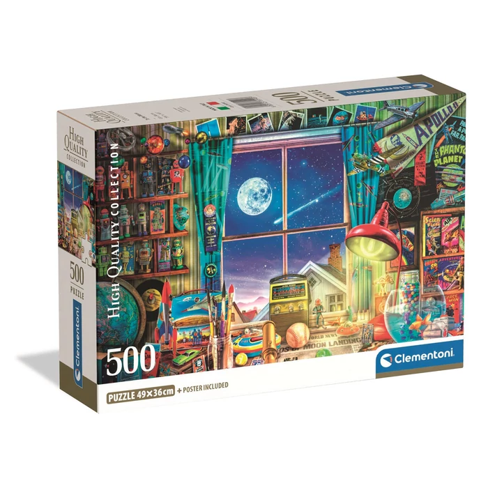 Clementoni 35590 - High Quality Collection - To The Moon - 500 db-os Compact puzzle