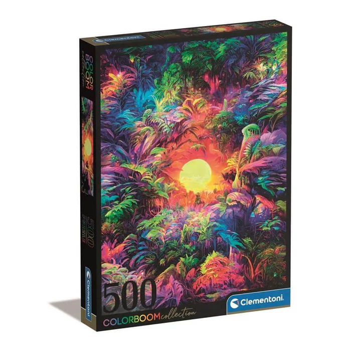 Clementoni 35518 - ColorBoom Collection - Pszichedelikus jungle- 500 db-os puzzle 