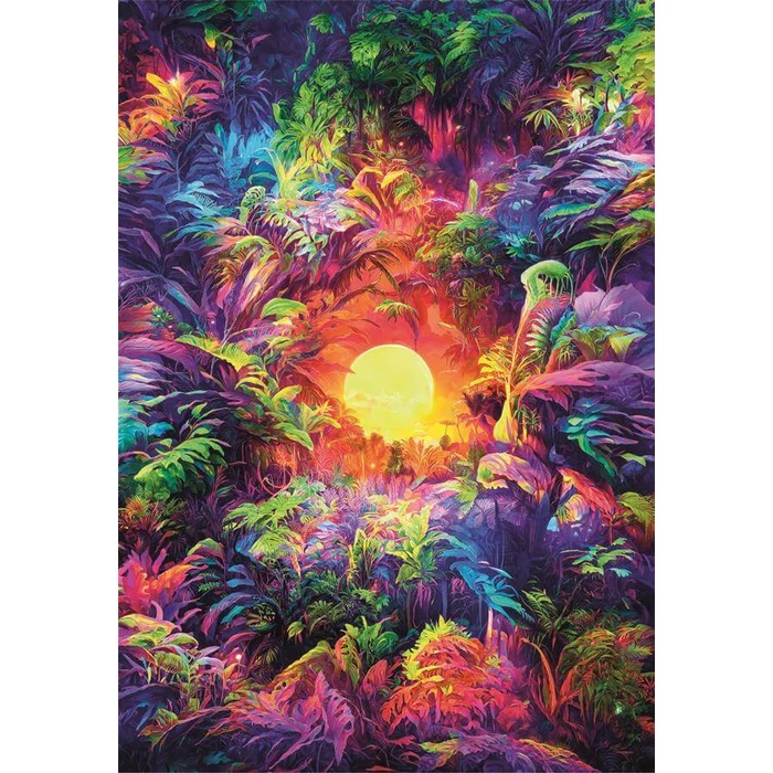 Clementoni 35518 - ColorBoom Collection - Pszichedelikus jungle- 500 db-os puzzle 
