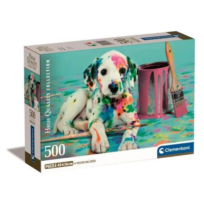 Clementoni 35545 - High Quality Collection - Dalmata kölyök - 500 db-os Compact puzzle