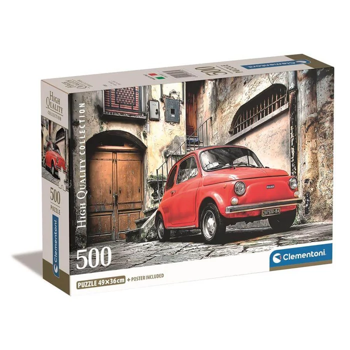 Clementoni 35537 - High Quality Collection - Fiat 500 - 500 db-os Compact puzzle