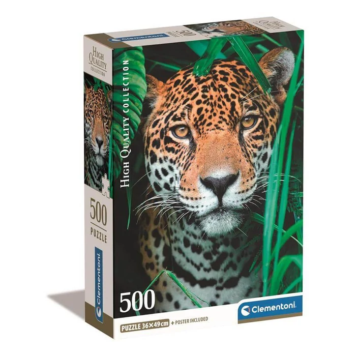 Clementoni 35541 - High Quality Collection - Jaguár - 500 db-os Compact puzzle