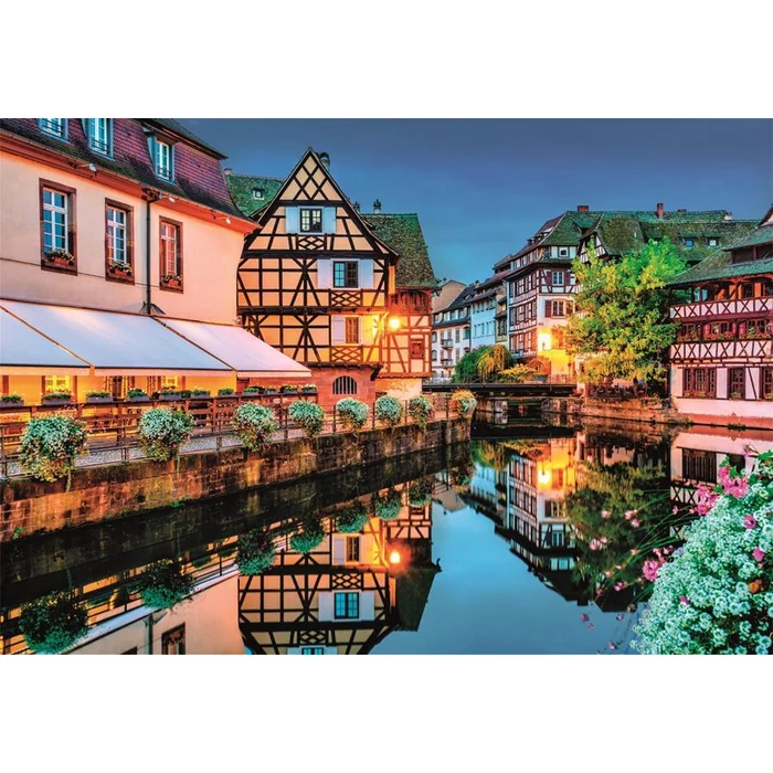 Clementoni 35544 - High Quality Collection - Strassburgi óváros - 500 db-os Compact puzzle