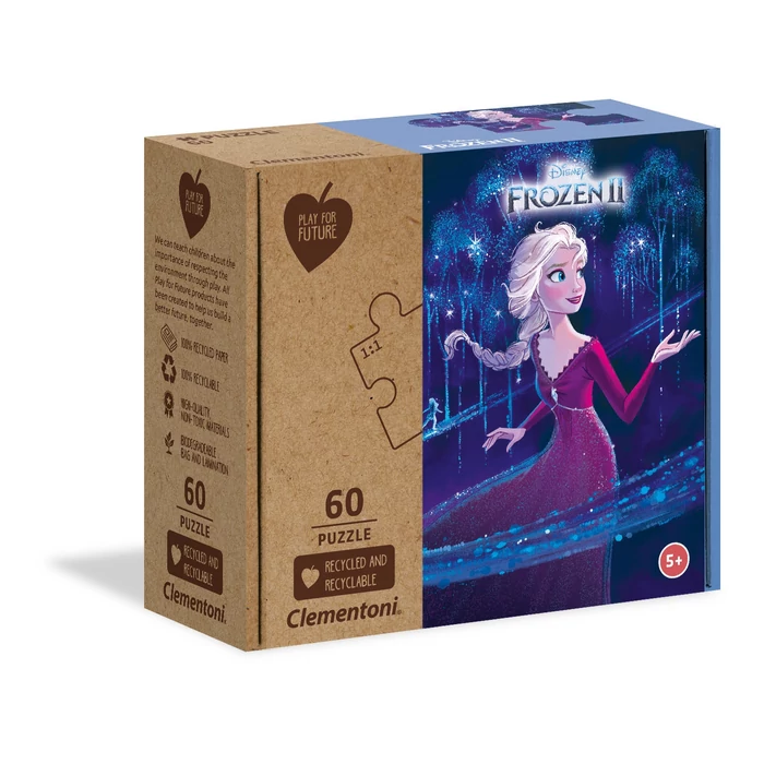 Clementoni 27001 - Jégvarázs 2 - Elza - 60 db-os puzzle - Play for future