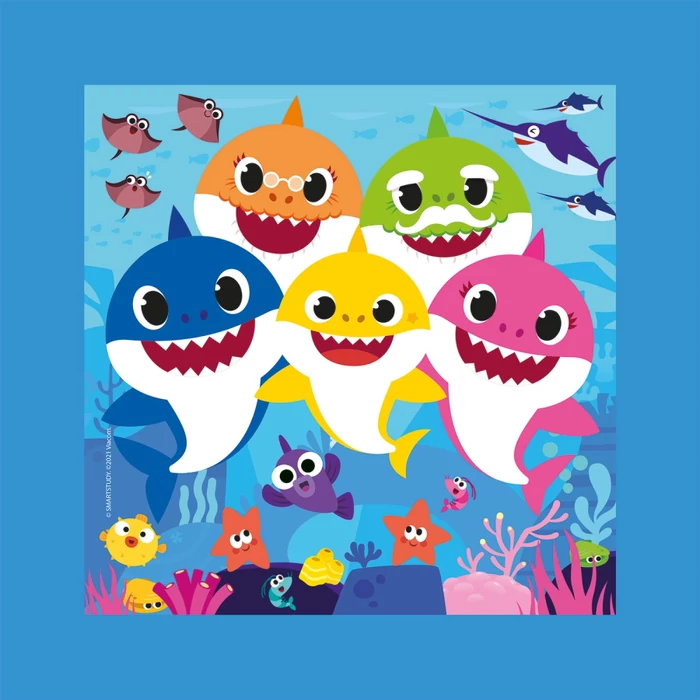 Clementoni 60 db-os puzzle képkerettel - Baby Shark (38807)