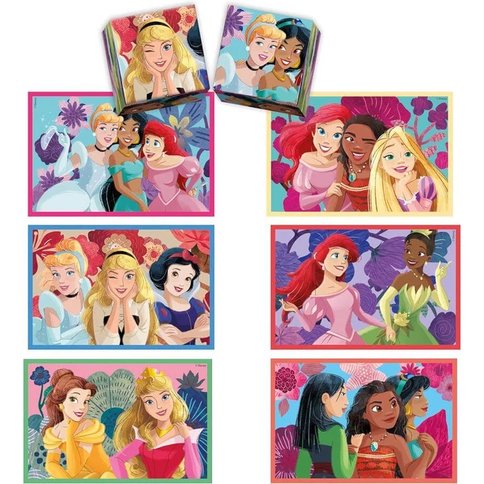 Clementoni 18297 - Disney hercegnők - Edukit 4 az 1-ben játékgyűjtemény