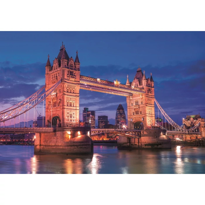 Clementoni 1000 db-os puzzle - High Quality Collection - Éjszakai London Tower Bridge (39674)