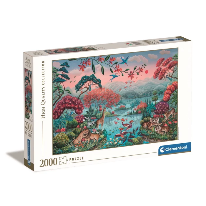 Clementoni 2000 db-os puzzle - High Quality Collection - The peaceful jungle (32571)