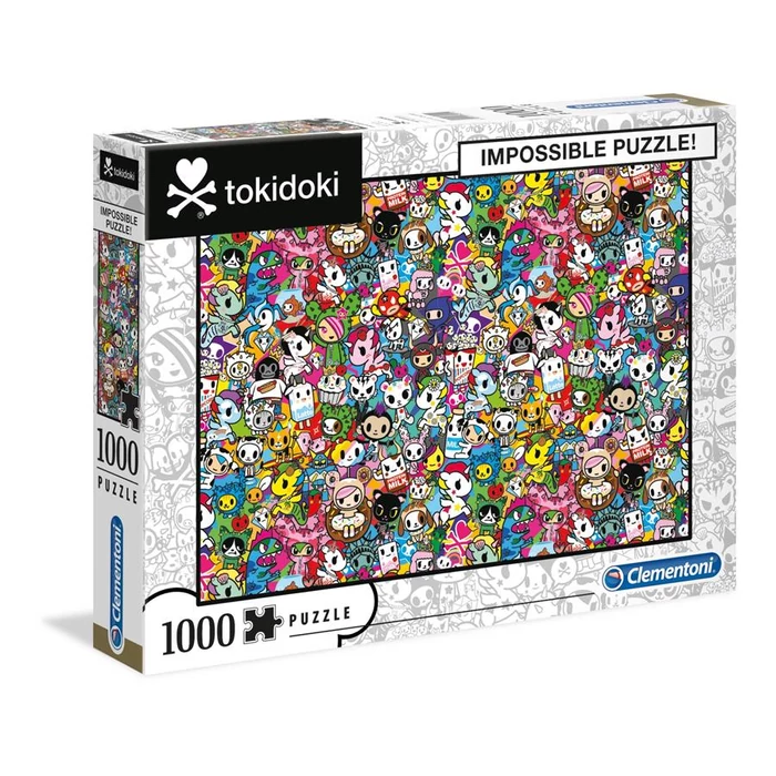 Clementoni 39555 - Tokidoki  1000 db-os Lehetetlen puzzle