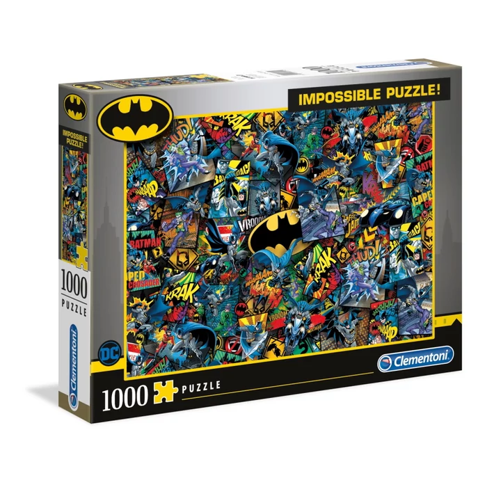 Clementoni 39575 - A lehetetlen puzzle - Batman - 1000 db-os puzzle