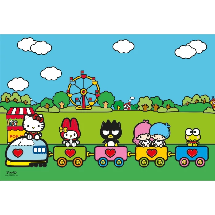 Clementoni 23742 - Hello Kitty - 104 db-os Szuper Színes Maxi puzzle
