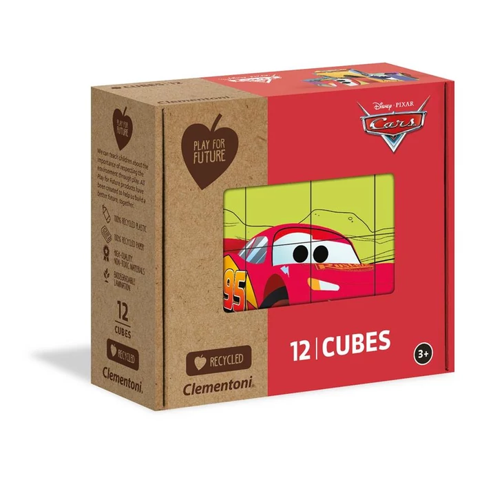 Clementoni 45001 - Verdák - 12 db-os mesekocka