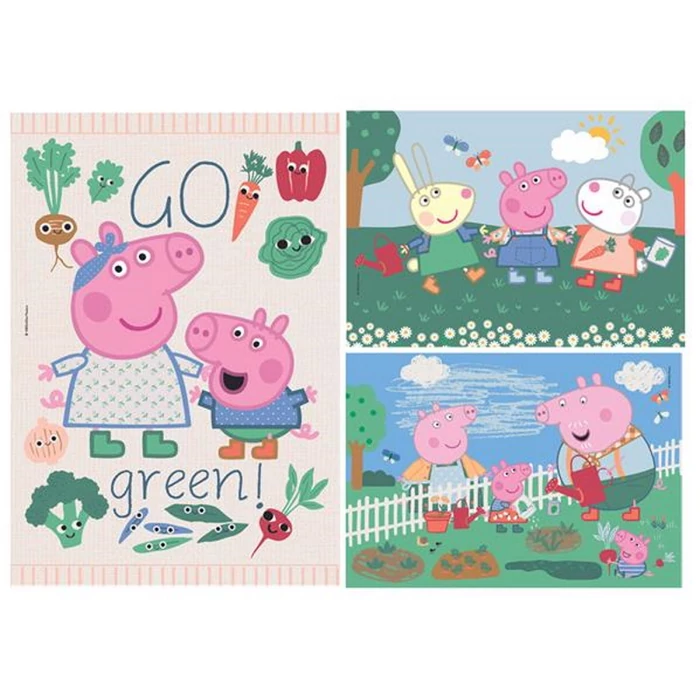 Clementoni 25269 - Peppa Malac - 3 x 48 db-os Play for future puzzle