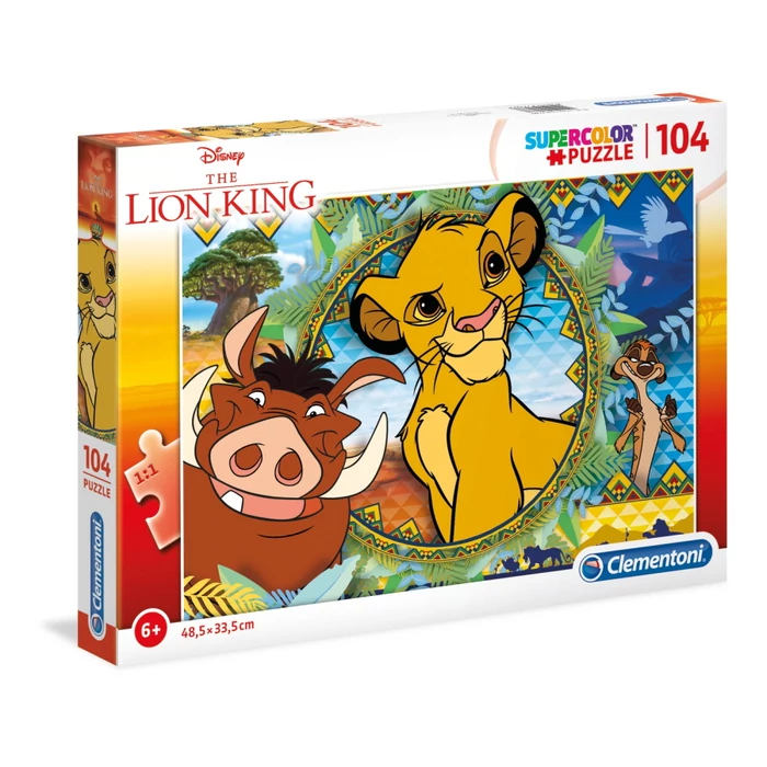Clementoni 27287 - Az oroszlánkirály - 104 db-os Szuper Színes puzzle