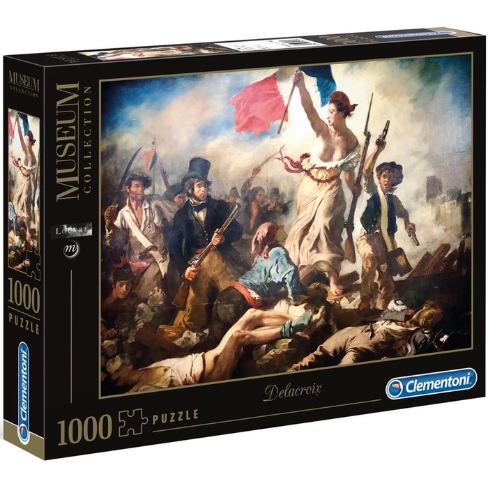 Clementoni 1000 db-os puzzle Museum Collection - Delacroix - A Szabadság vezeti a népet (39549)