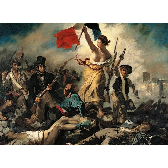 Clementoni 1000 db-os puzzle Museum Collection - Delacroix - A Szabadság vezeti a népet (39549)