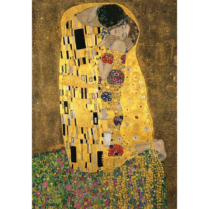 Clementoni 39790 - Museum Collection - Klimt - A csók - 1000 db-os Compact puzzle