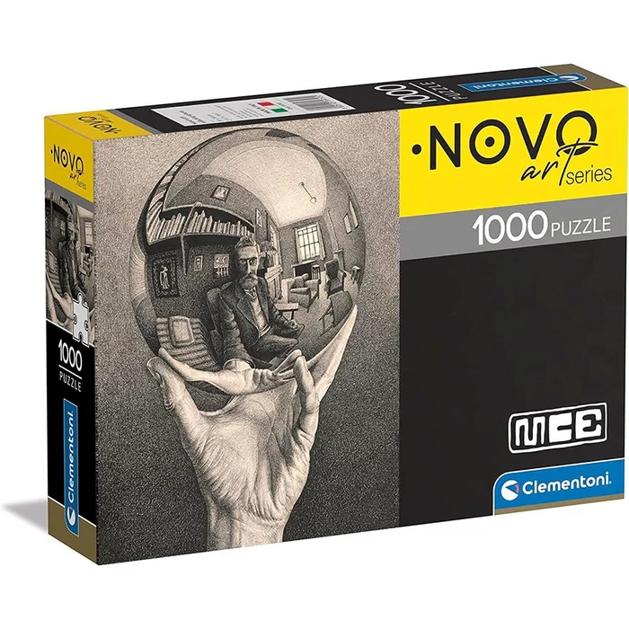 Clementoni 39753 - M.C.Escher - Hand With Reflecting Sphere - 1000 db-os Novo Art Series puzzle